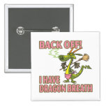 dragon breath funny cartoon female button