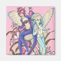 Dragon girls magnet