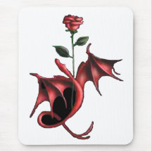Dragon Rose Mousepad