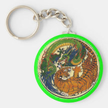 DRAGON TIGER KEYCHAINS