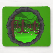 Dragon woods mousepad