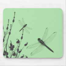 Dragonflies in the Grass Mouse Pads