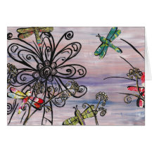 Dragonfly Dawn Card