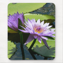 Dragonfly Lotus Mouse Pad