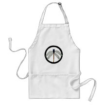 Dragonfly Peace Sign Apron