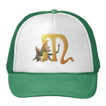 Dragonlore Initial M Mesh Hat