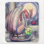 Dragon's Perch Fantasy Art Mousepad
