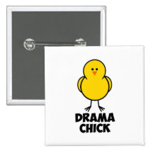 Drama Chick Buttons