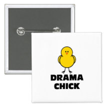 Drama Chick Pin
