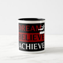 Dream Believe Achieve Gymnastics Mug