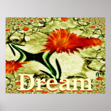 Dream Blooming Earth Poster-Customise