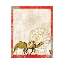 Dream Camels Fantasy Day Art Canvas canvas prints
