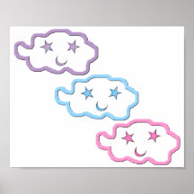 Dream Cloud Friends Angle Portfolio Print