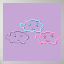 Dream Cloud Friends Colossal Print