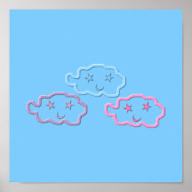 Dream Cloud Friends Portfolio Print