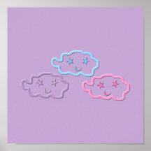 Dream Cloud Friends Portfolio Print