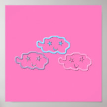 Dream Cloud Friends Portfolio Print