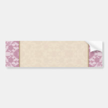 Dream Floral in Pink Bumper Sticker