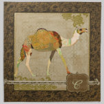 Dreamy Camel Monogram Napkin napkins
