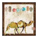 Dreamy Camels Journey Canvas Art Stretched Canvas Prints