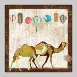 Dreamy Camels Journey Canvas Art canvas prints