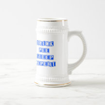 Drink, Pee, Sleep, Repeat. Funny. Coffee Mugs