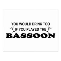 Drink Too - Bassoon Postcards