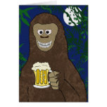 Drinkin' Bigfoot Greeting Cards
