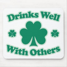 Drinks Well With Others Mouse Mat