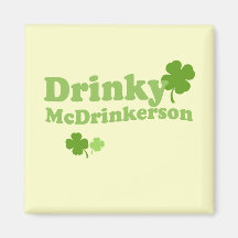 DRINKY MCDRINKERSON REFRIGERATOR MAGNETS