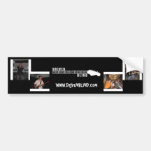 DRIVEN BLIND BUMPER STICKER