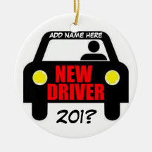 Drivers Training Keepsake Christmas Ornaments