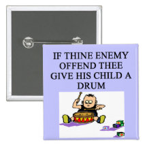 droms and enemies pinback buttons