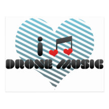 Drone Music fan Postcard