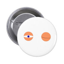droopy eyes pinback button