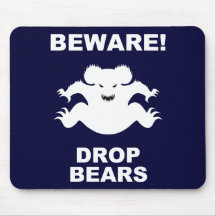 Drop Bears! Mouse Mat