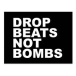 Drop Beats Not Bombs Post Card