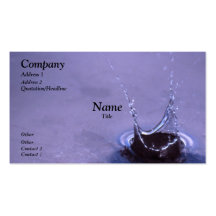 Drop Business Card Template