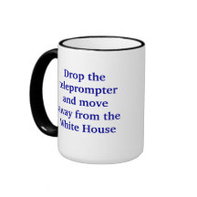 Drop the Teleprompter Coffee Mug