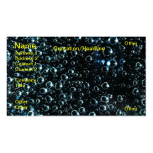 Drops Business Card Template