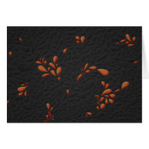 Drops (Gold) Greeting Card