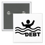 Drowning in Debt Pin