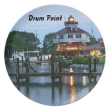 Drum Point Lighthouse Party Plates