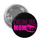 Drumline Mum Pink Black buttons