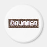 Drummer Fridge Magnet