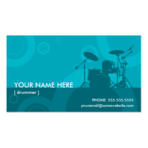 drummer rings business card