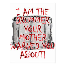 Drummer: Your Mother Warned You Postcards