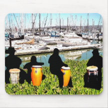 drummers at the Marina Mouse Pads