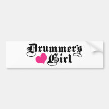 Drummer's Girl Bumper Stickers