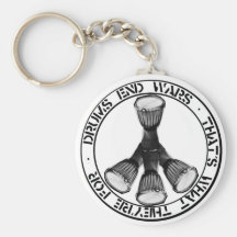 DRUMS END WARS KEY CHAIN